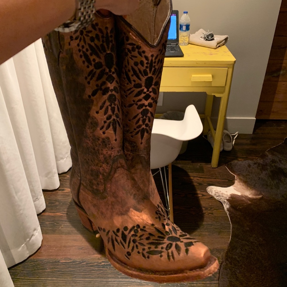 Metallic Cowboy Boots